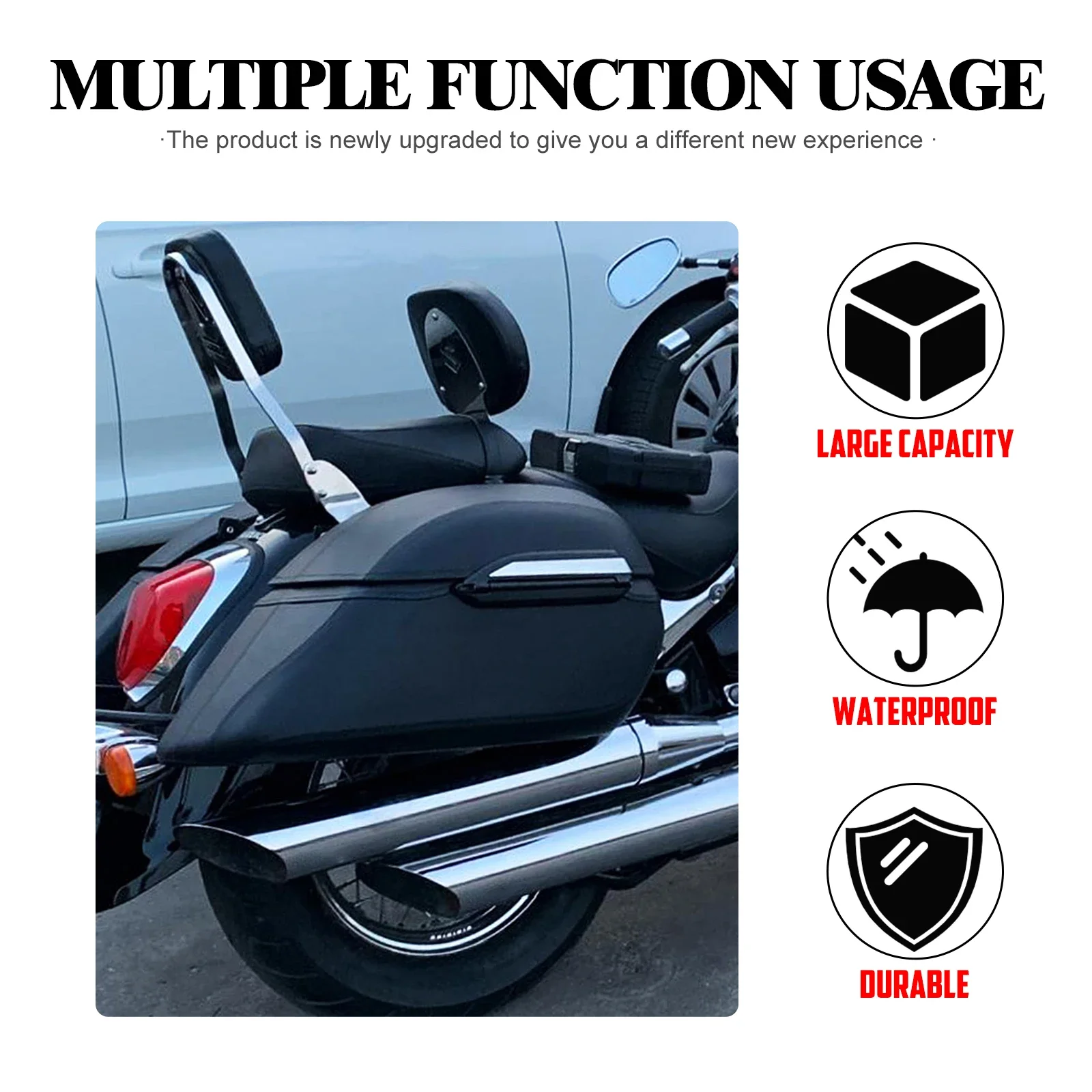 Motorcycle Hard Bags Saddlebag - Motorcycle Gear Backpack 评论和价格