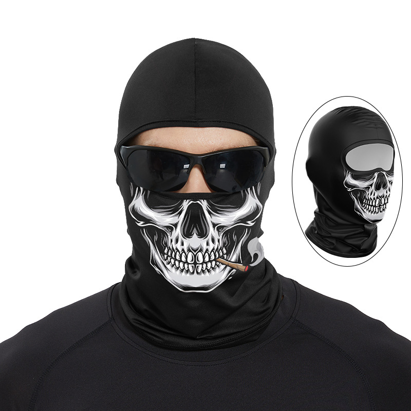 Funny Ape Mouth Skull Balaclav - Motorcycle Gear For Woman 评论和价格