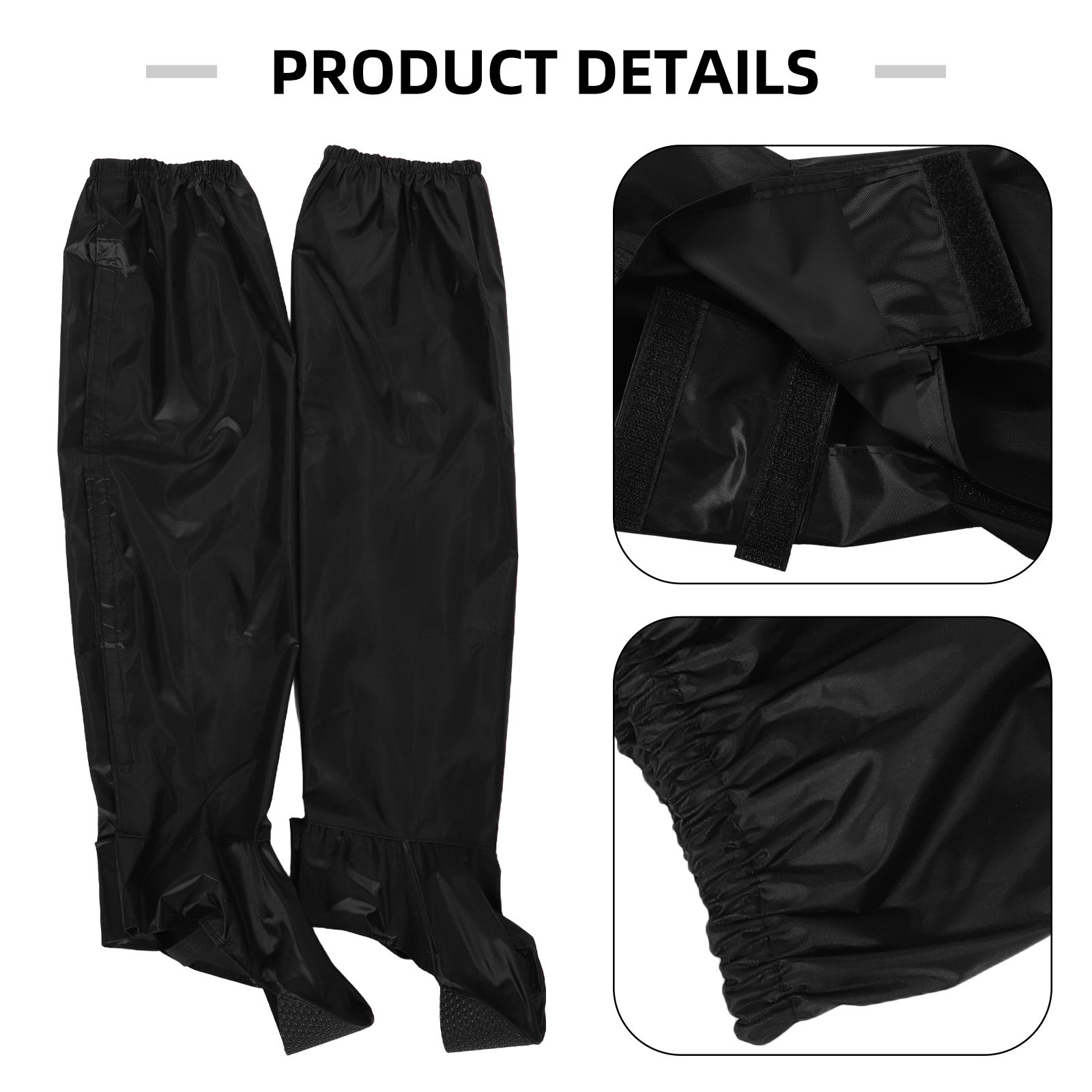 1 Pair Of Waterproof Rain Pant - Motorcycle Gear Mens 评论和价格